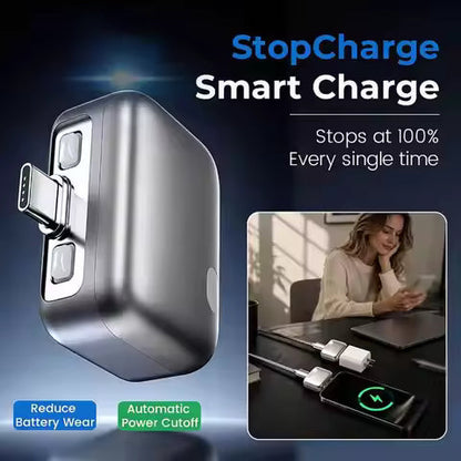 Universal Auto Disconnect Charger Adapter Type-C Charging Separator With Full Charge Auto Cut Function