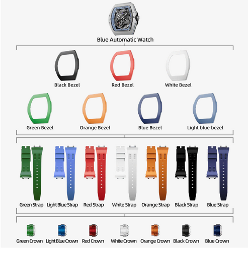 Atomic Interchangeable Automatic Watch (Master Copy)| ساعة أوتوماتيكية قابلة للتبديل الذري