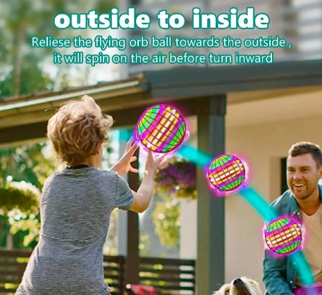 Magic Hand-Controlled Hover Ball With LED Lights Spinning Flying Ball Toy
