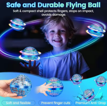 Magic Hand-Controlled Hover Ball With LED Lights Spinning Flying Ball Toy