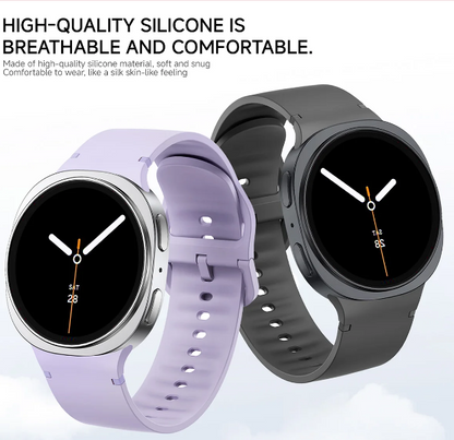 Samsung Galaxy Watch8 Graphite, LTE, 40mm Smartwatch (Smart Copy) | ساعة سامسونج جالاكسي واتش 8 جرافيت، تدعم LTE، مقاس 40 مم