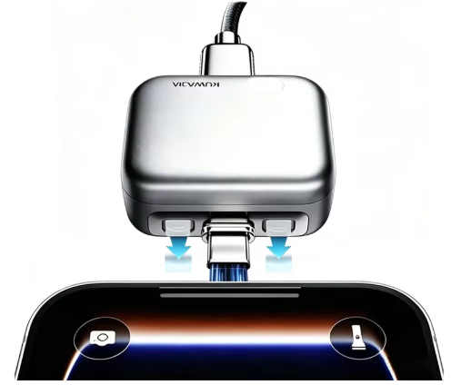 Universal Auto Disconnect Charger Adapter Type-C Charging Separator With Full Charge Auto Cut Function