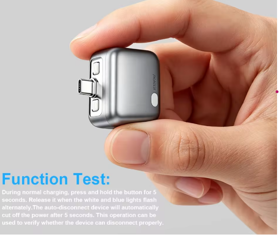 Universal Auto Disconnect Charger Adapter Type-C Charging Separator With Full Charge Auto Cut Function