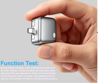 Universal Auto Disconnect Charger Adapter Type-C Charging Separator With Full Charge Auto Cut Function