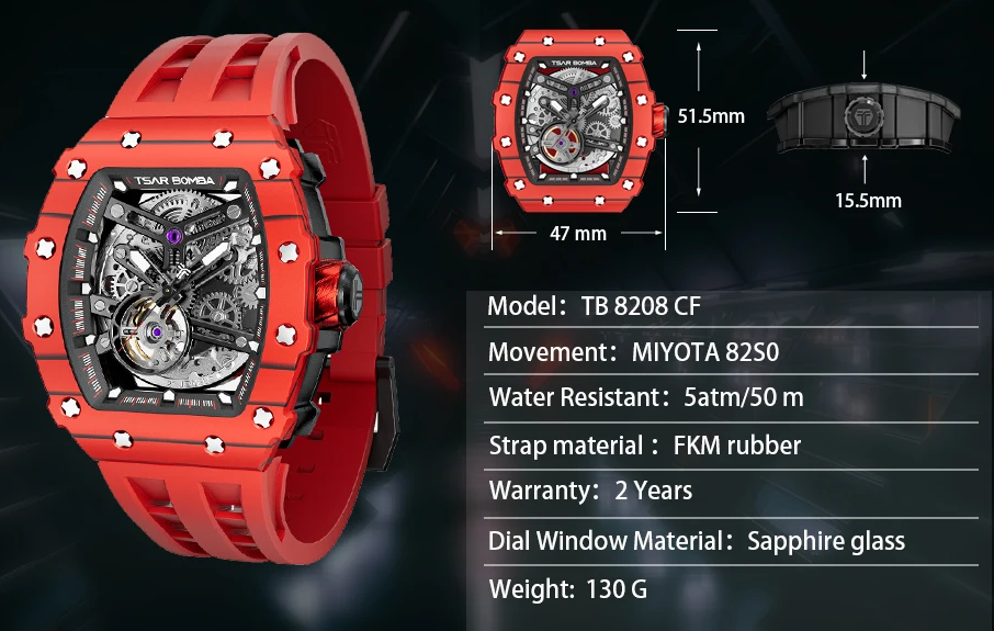 Atomic Interchangeable Automatic Watch (Master Copy)| ساعة أوتوماتيكية قابلة للتبديل الذري