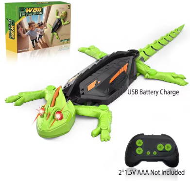 Electric remote control lizard wall climbing Toy