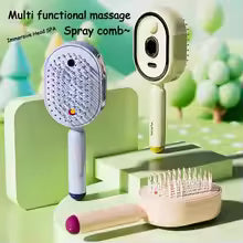 Portable Electric Hair Care Spray Massage Comb Anti-static Self-cleaning Spray Airbag Combs Hairbrush Gifts