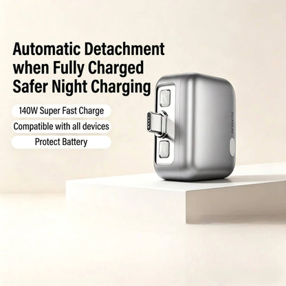 Universal Auto Disconnect Charger Adapter Type-C Charging Separator With Full Charge Auto Cut Function