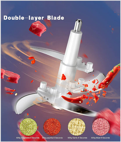 Smart Glass 3 L, Electric Chopper Multipurpose for Meat, Vegetable, Fruits with 4 Sharp Blades