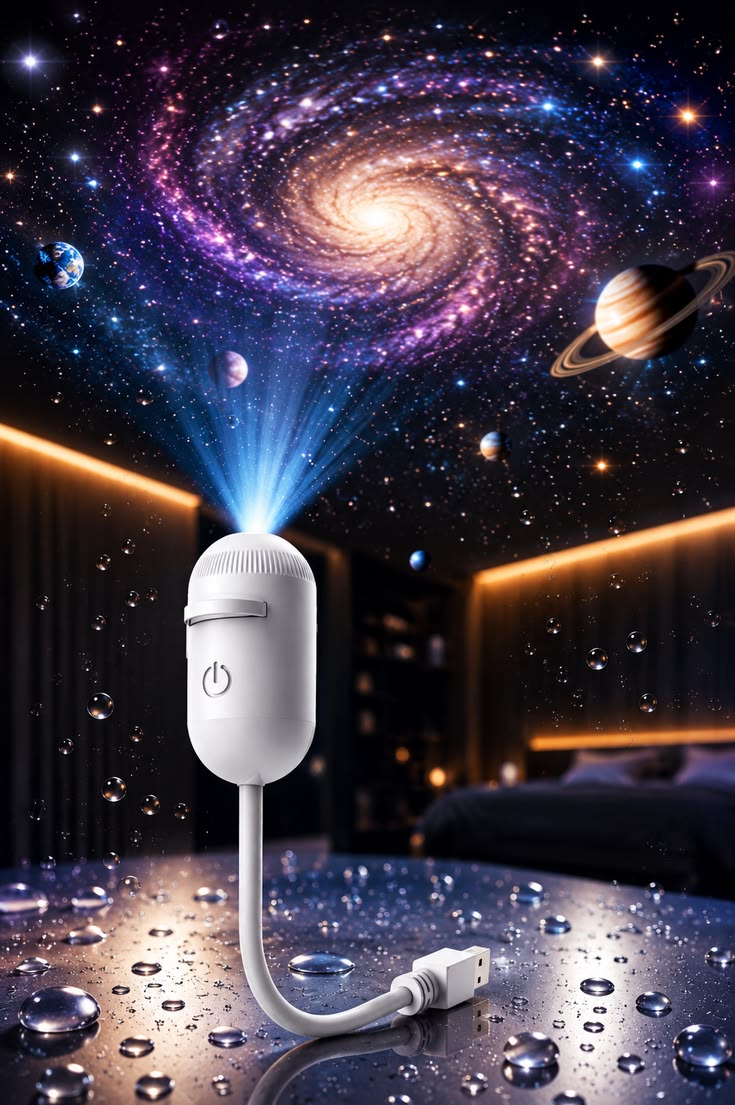 Portable Mini USB Starry Sky Projection Lamp
