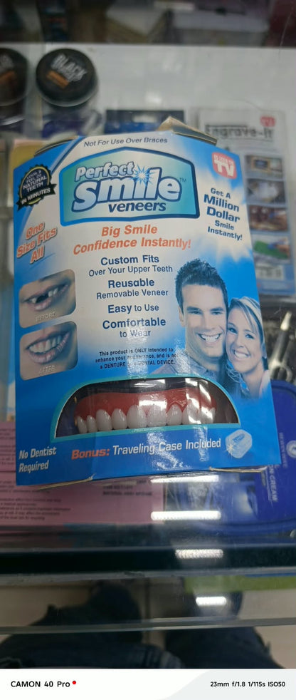 Perfect Smile in Seconds — Snap-On Teeth Veneers!