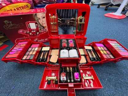 Luxury Huge All-in-One Makeup Kit | Complete Beauty Collection with Brushes, Eyeshadows, Lipsticks & Cosmetics