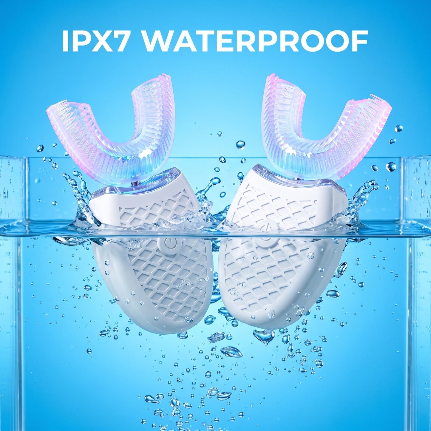 360° Automatic U-Shaped Electric Toothbrush | Rechargeable & Waterproof