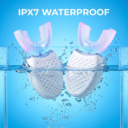 360° Automatic U-Shaped Electric Toothbrush | Rechargeable & Waterproof