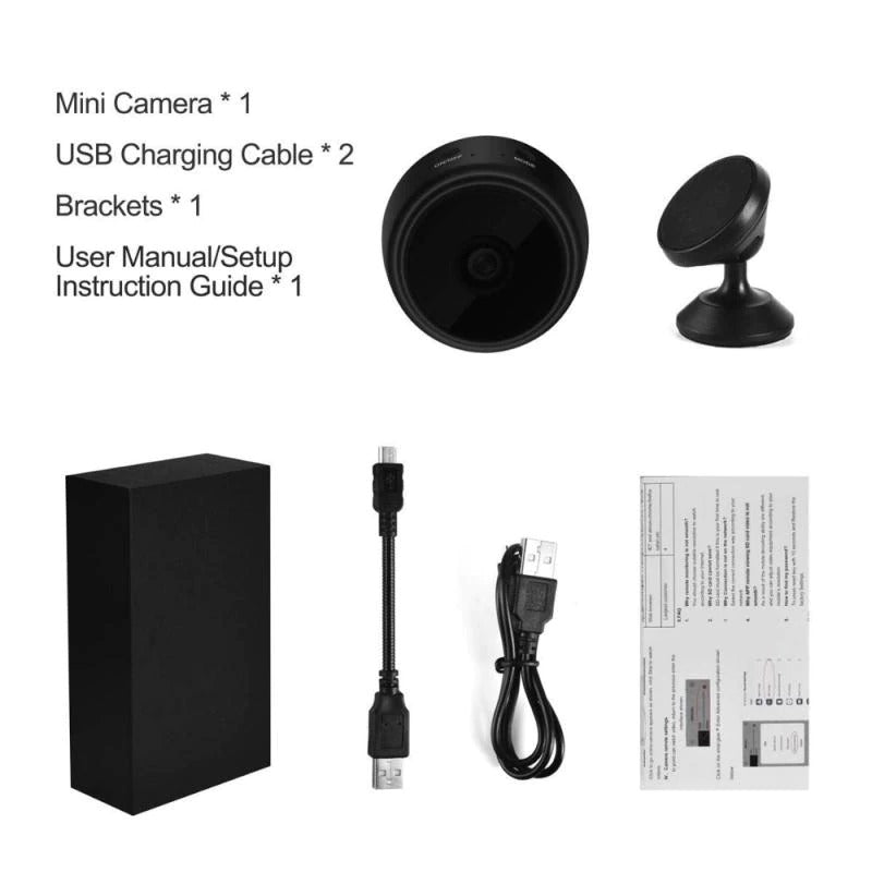 A9 1080P HD Mini Camera WIFI Magnet Smart Wireless Camcorder Home Security P2P Night Vision Motion Detection Cam