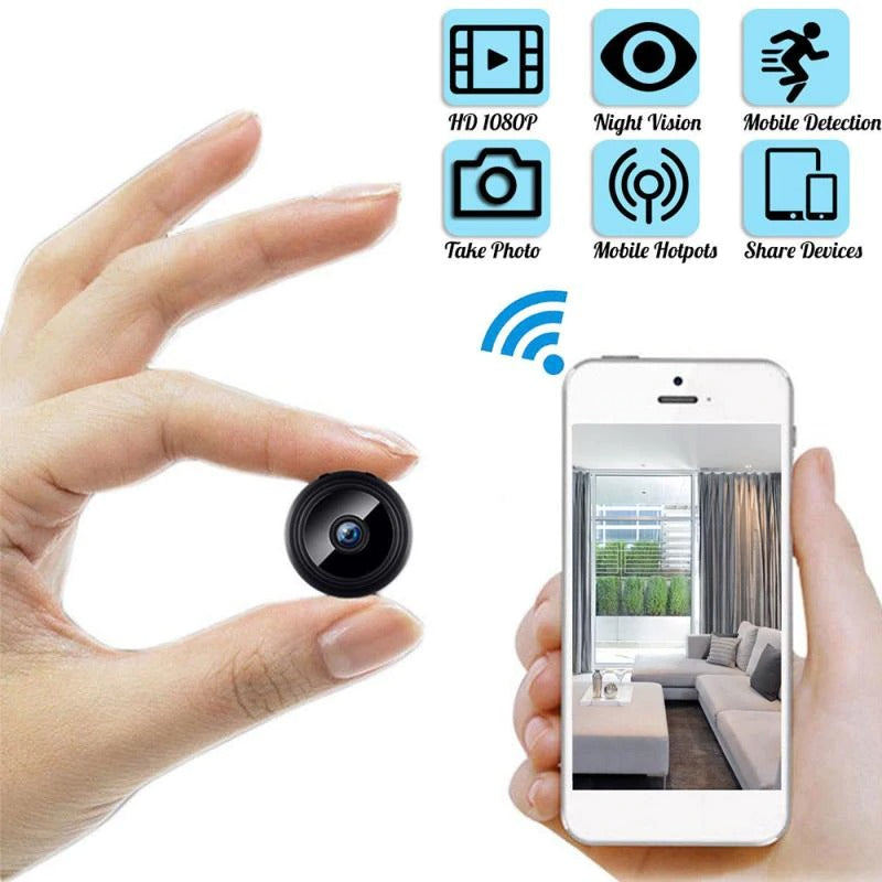 A9 1080P HD Mini Camera WIFI Magnet Smart Wireless Camcorder Home Security P2P Night Vision Motion Detection Cam