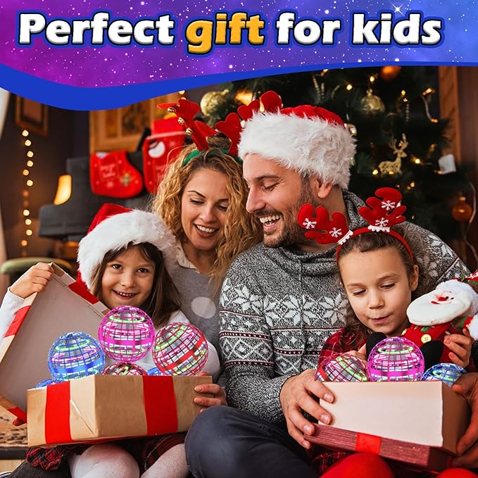 Tikduck Flying Orb Ball 2026 Toys Soaring Hover Boomerang Spinner Hand Controlled Mini Drone Cosmic Globe Spinning Kids Outdoor Fly Toy Birthday Gift