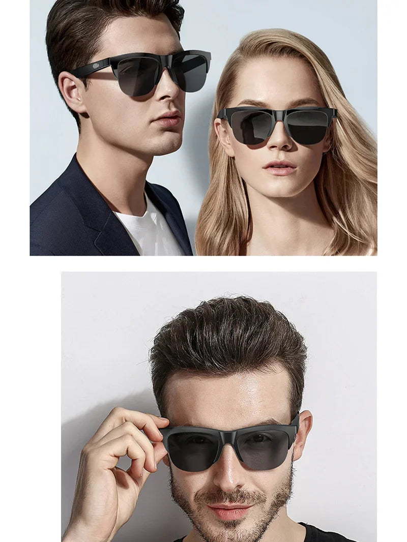 Wireless Bluetooth Smart Audio Glasses, نظارات ذكية لاسلكية بتقنية البلوتوث والصوت المدمج