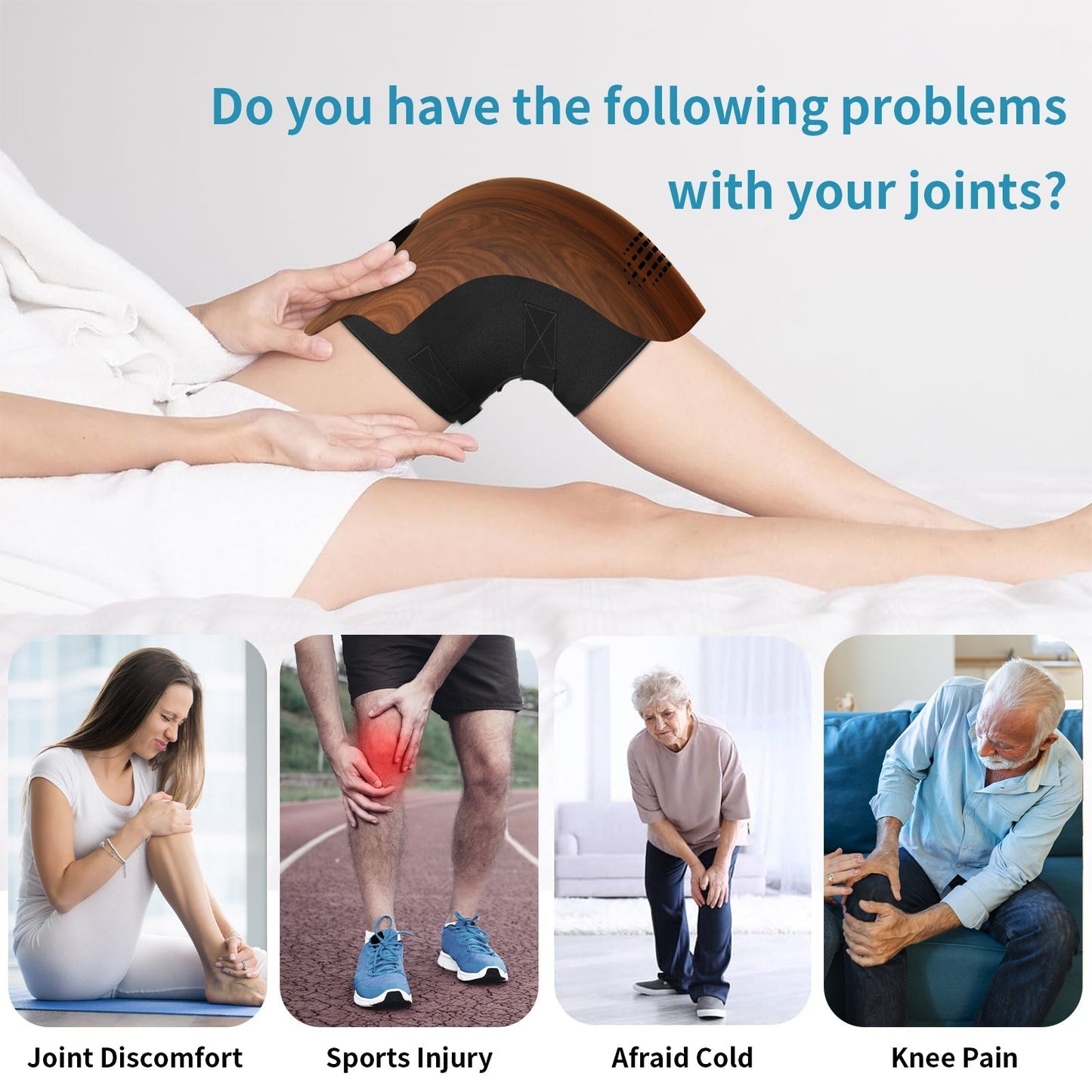 Electric Intelligent Heating & Vibration Knee Massager