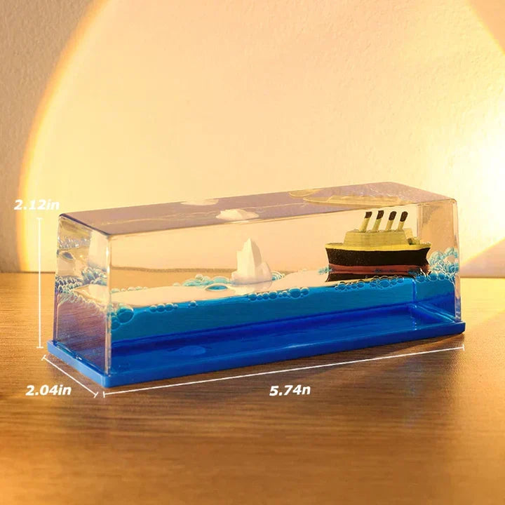 Get Parcel™ Unsinkable Titanic Table Cruise Ship With Ice Block