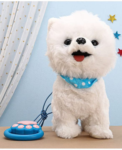 Stuffed Dog Walking Toy with Sound & Music for Kids
