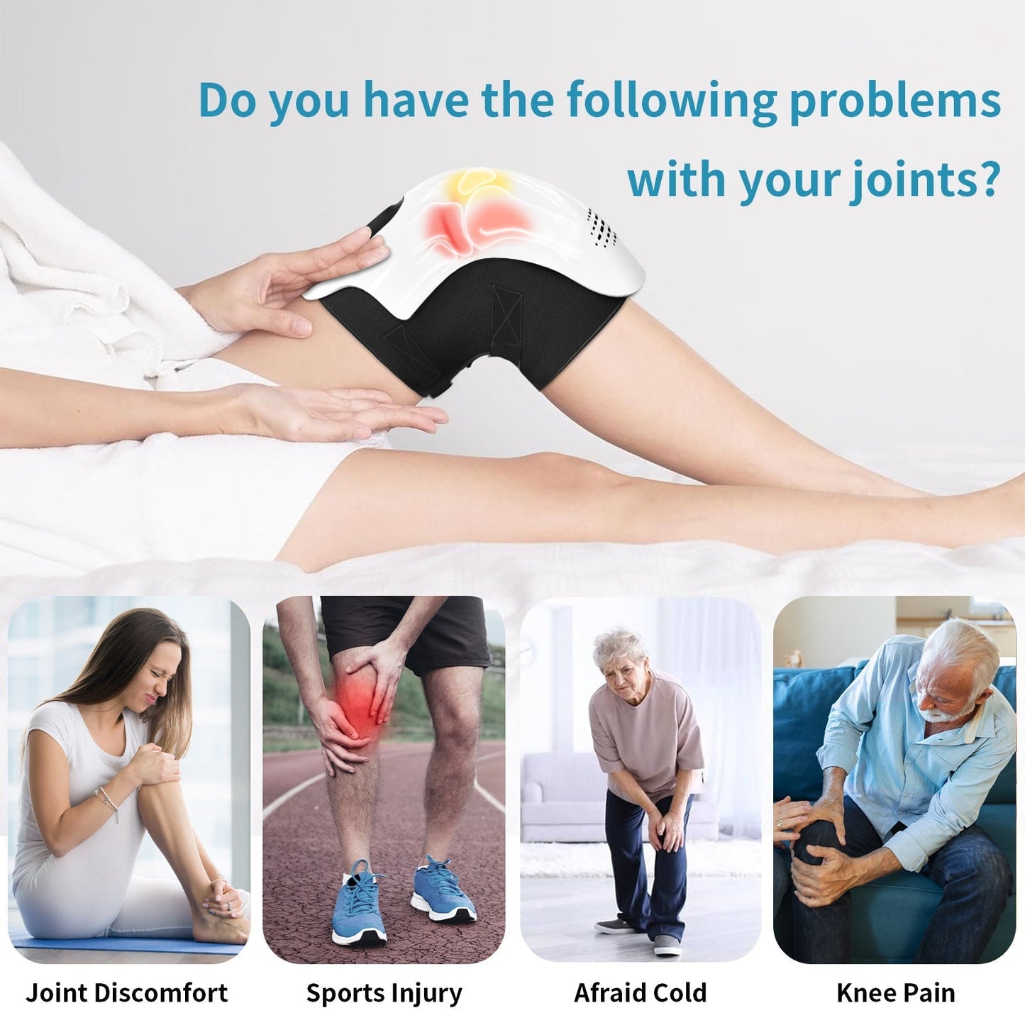 Electric Intelligent Heating & Vibration Knee Massager