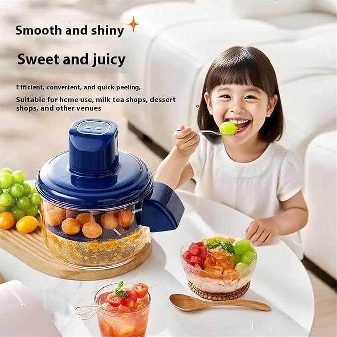 Automatic Small Fruit Peeler Machine آلة تقشير الفواكه الصغيرة الأوتوماتيكية
