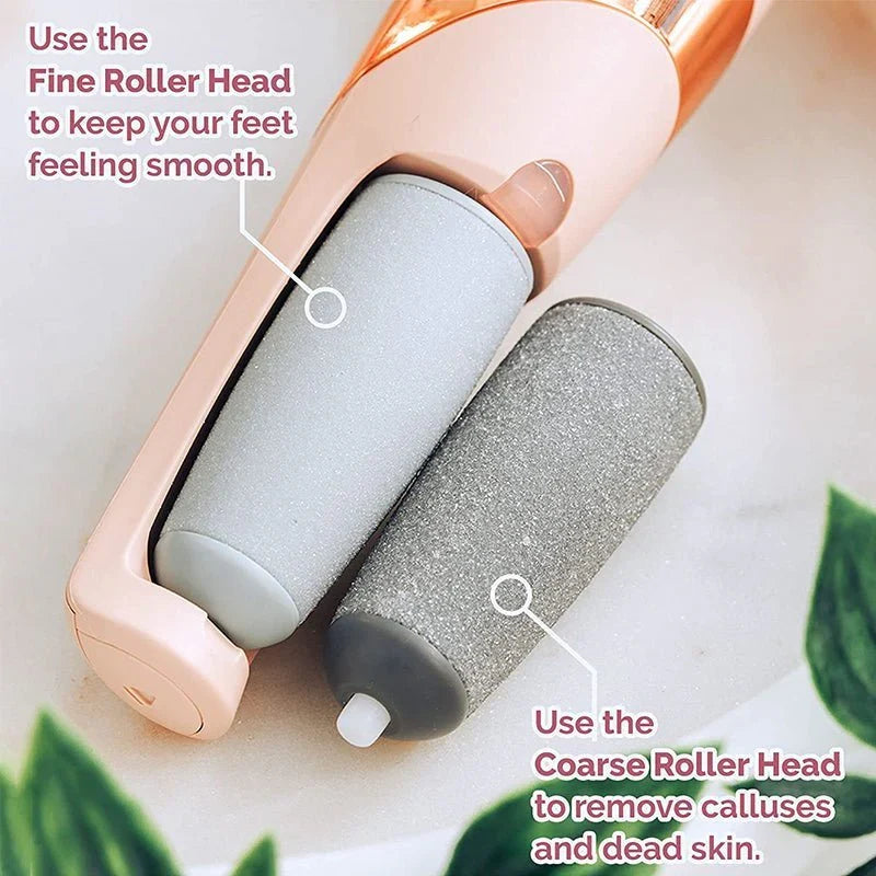 Electric Pedicure Foot File – Callus Remover for Smooth Soft Feet.