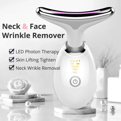 LED therapy and facial massager