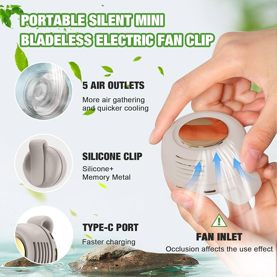 Portable Mini Bladeless Fan