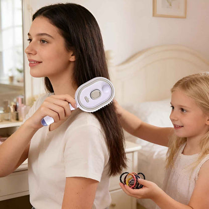 Electric Spray Retractable Air Cushion Comb || مشط كهربائي مزود بالبخار لفرد الشعر