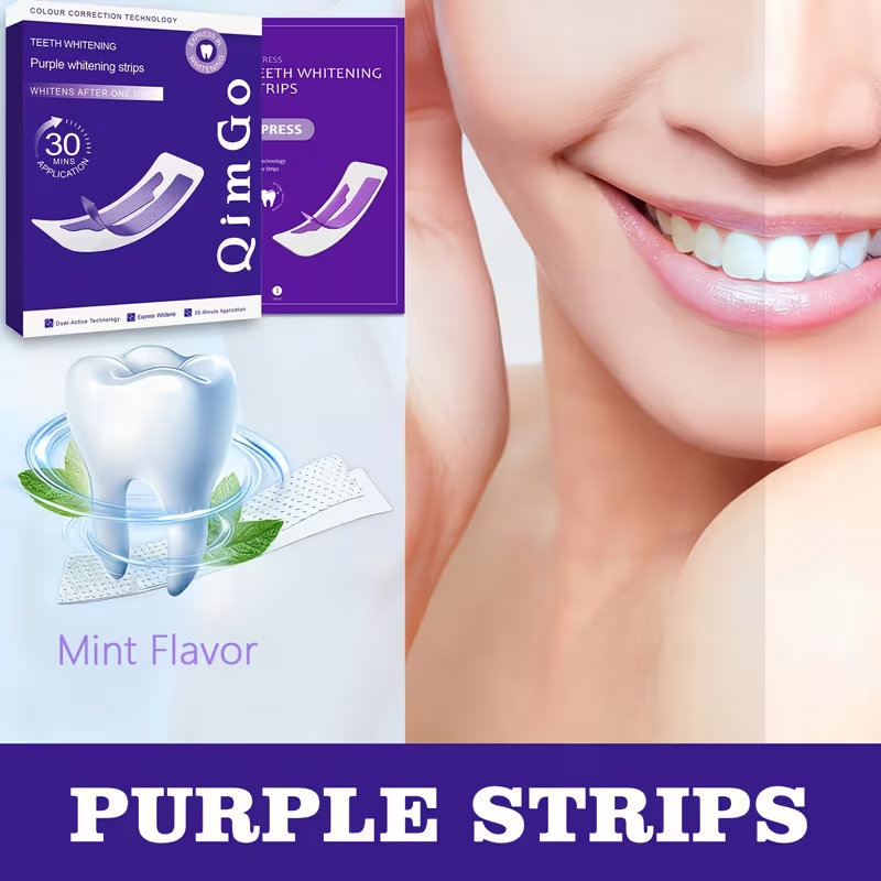 Teeth Whitening Strips for a Brighter, Whiter Smile