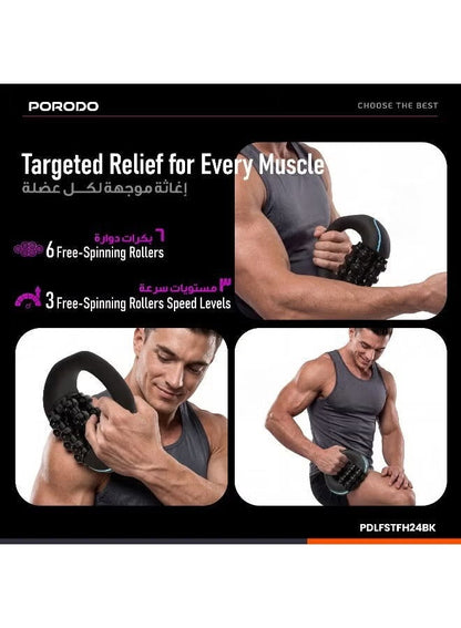 Powered Rolling Massager for Ultimate Relaxation and Pain Relief