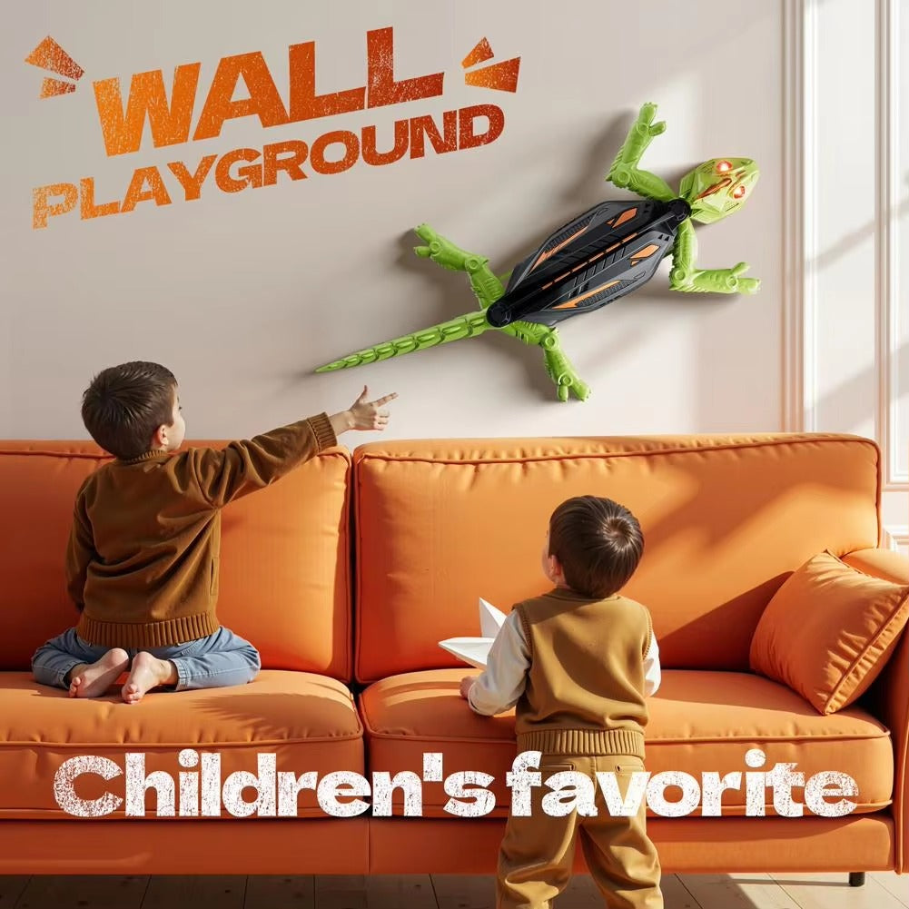 Electric remote control lizard wall climbing Toy