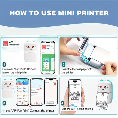 Portable Mini Pocket Printer