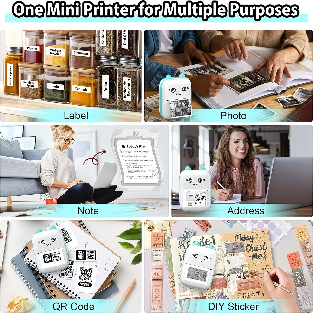 Portable Mini Pocket Printer
