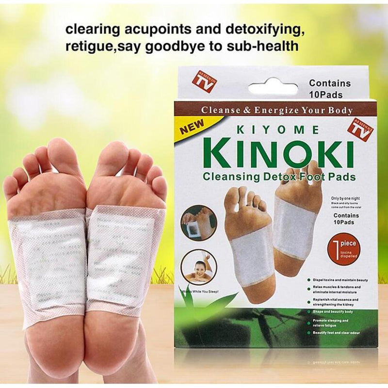 Detox Foot Pads — Kinoki Deep Cleansing Patches | Remove Toxins While You Sleep