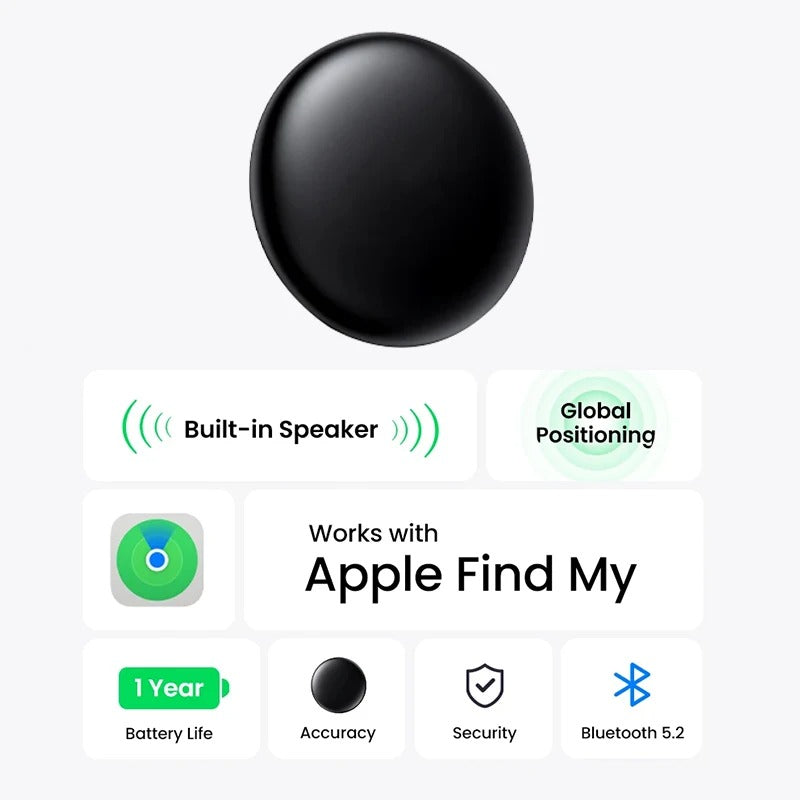 Smart Tag Tracker, Item Locator Smart Tag Up to 1 Year Battery For iPhone Apple Find My (only IOS)