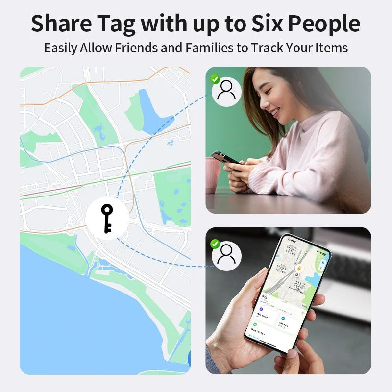 Smart Tag Tracker, Item Locator Smart Tag Up to 1 Year Battery For iPhone Apple Find My (only IOS)