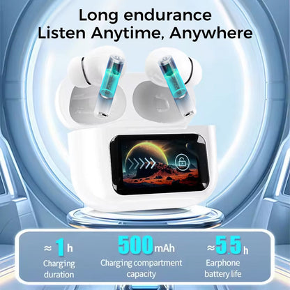 True Wireless Noise Cancelling Touch Screen Smart Earbuds