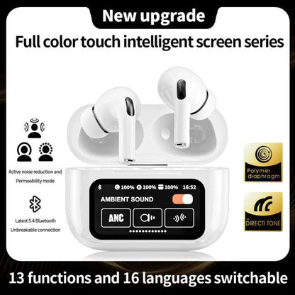 True Wireless Noise Cancelling Touch Screen Smart Earbuds
