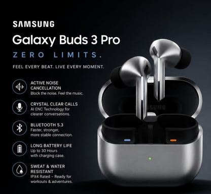 Samsung Galaxy Buds3 Pro || سماعات سامسونج جالاكسي بودز 3 برو
