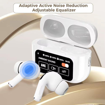 True Wireless Noise Cancelling Touch Screen Smart Earbuds