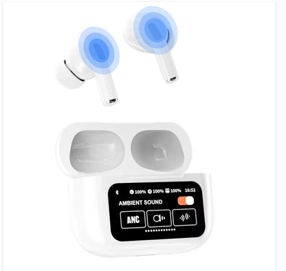 True Wireless Noise Cancelling Touch Screen Smart Earbuds