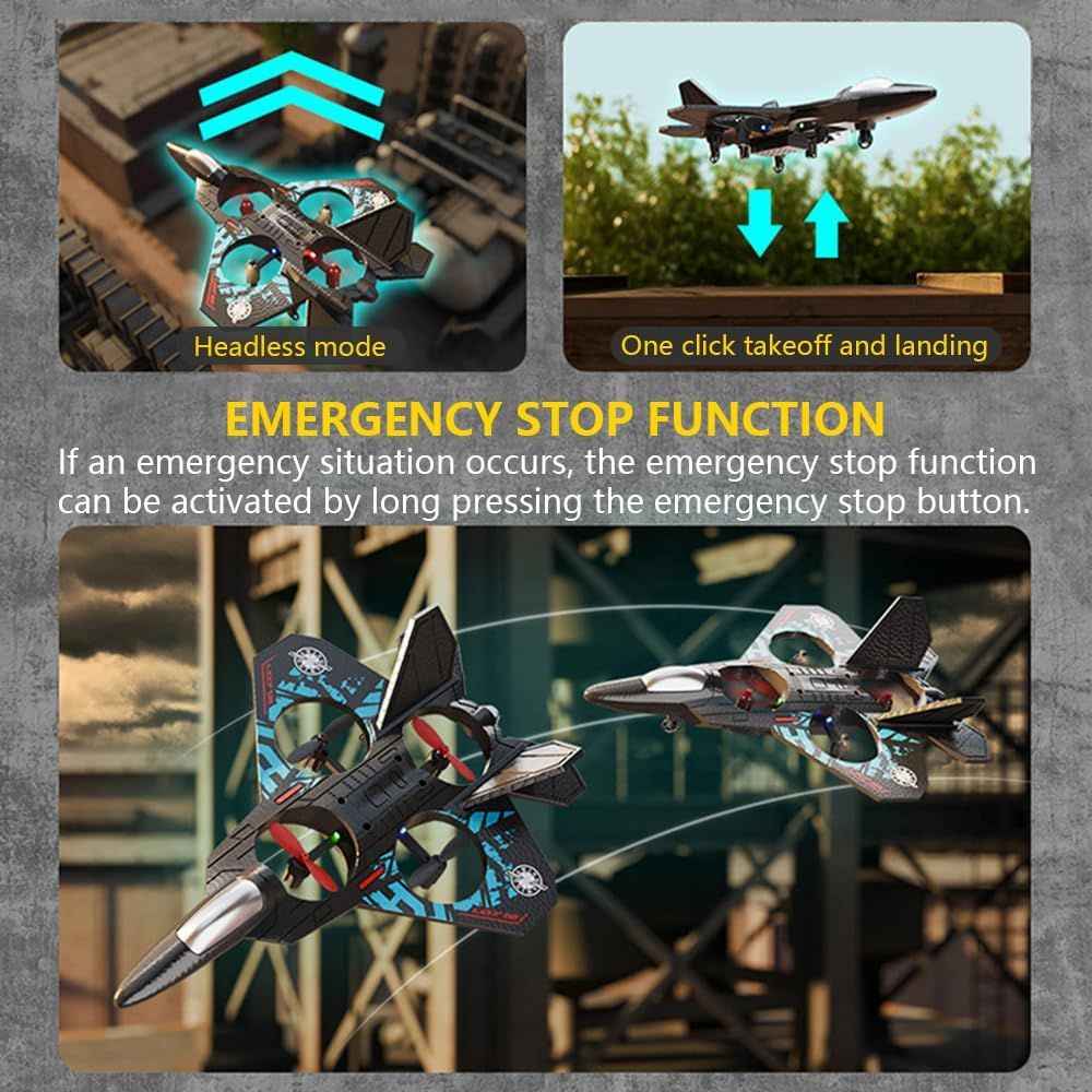 TAK TAK RC Fighter Jet Drone Toy - High-Speed Remote Control Aircraft for Thrilling Flight Adventures