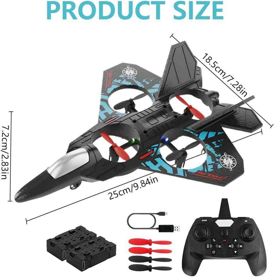 TAK TAK RC Fighter Jet Drone Toy - High-Speed Remote Control Aircraft for Thrilling Flight Adventures