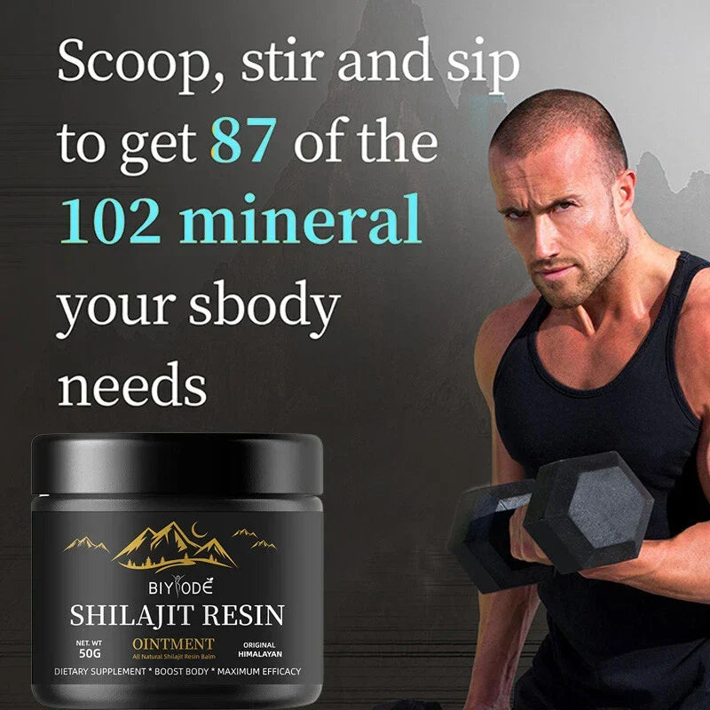 Original 50g Pure Himalayan Shilajit Soft Resin Extremely Potent Premium High Strength
