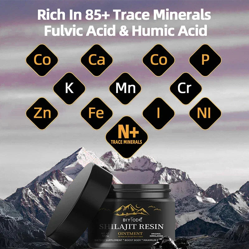 Original 50g Pure Himalayan Shilajit Soft Resin Extremely Potent Premium High Strength