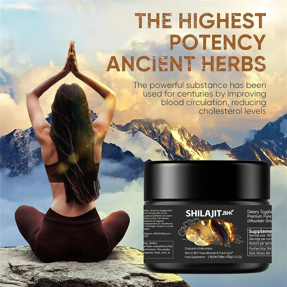 Original 50g Pure Himalayan Shilajit Soft Resin Extremely Potent Premium High Strength
