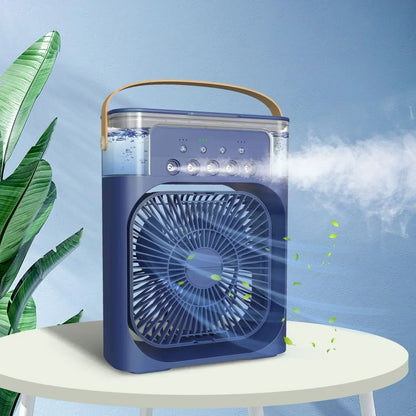 Portable Air Conditioner Fan with 3 Wind Speeds, Personal Cooling Fan, Air Cooler, Camping Air Conditioner